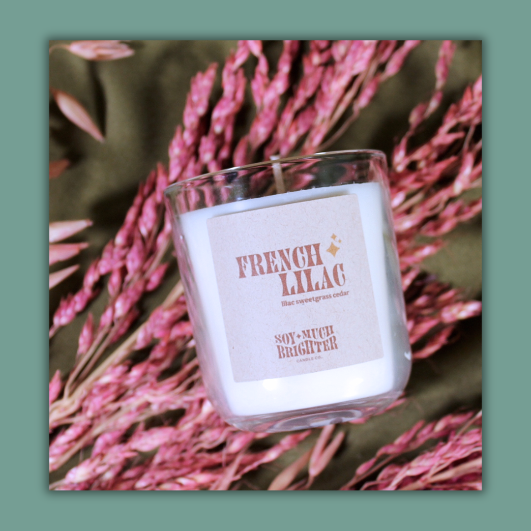French Lilac / Spring Garden Soy Candle / Mini