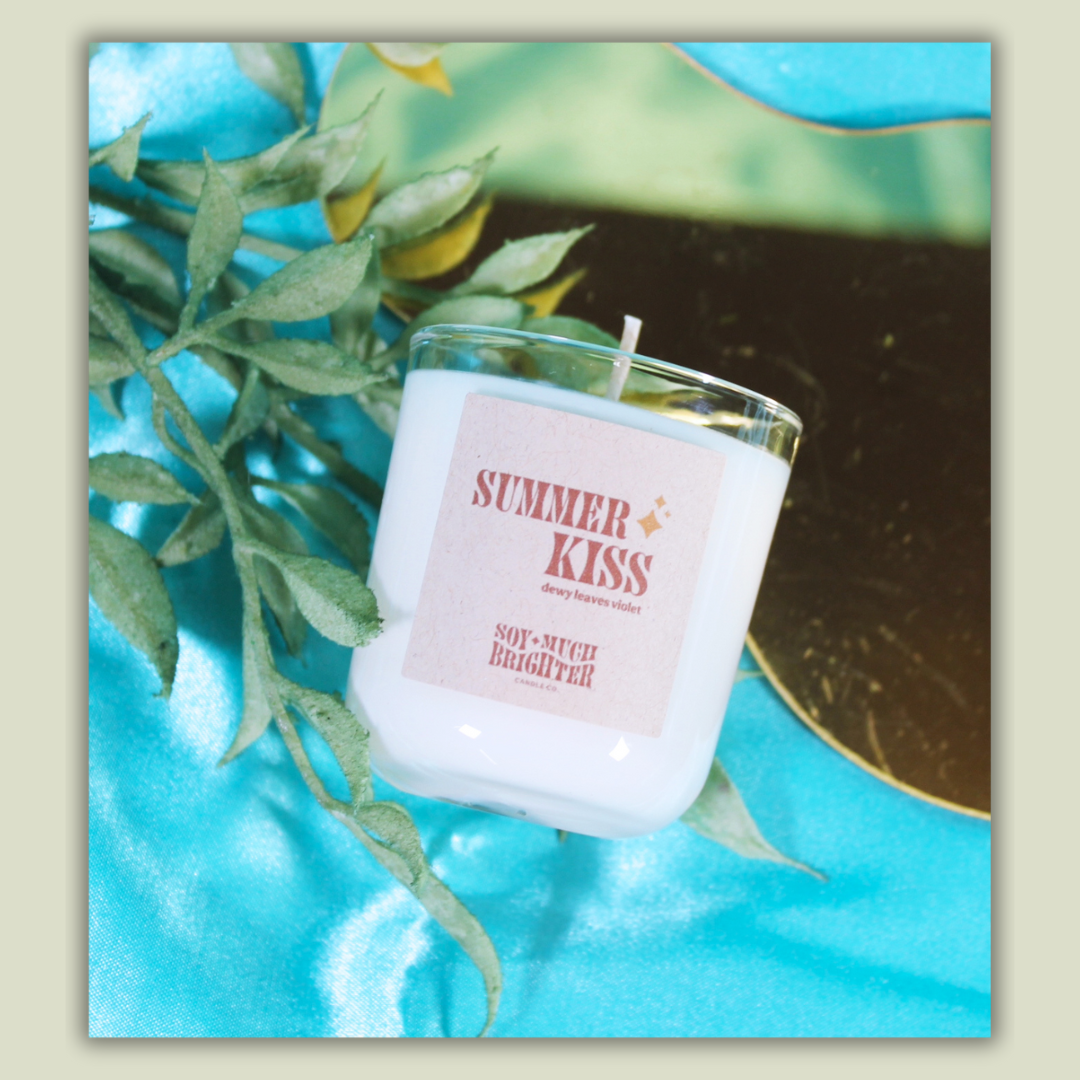 Summer Kiss / Spring Garden Soy Candle / Mini