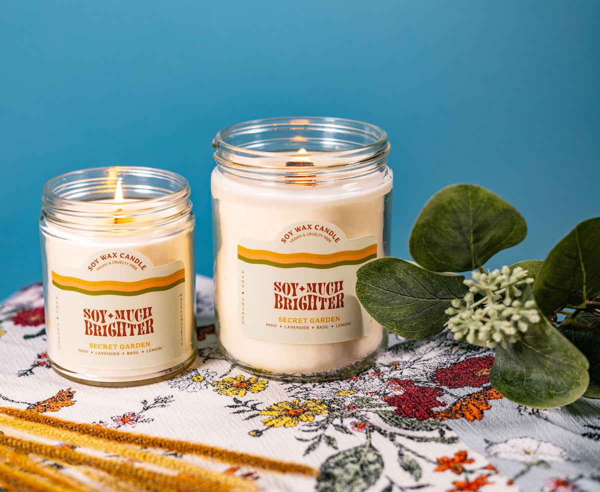 Best smelling soy candles with captivating scents like mint, lavender, and lemon basil