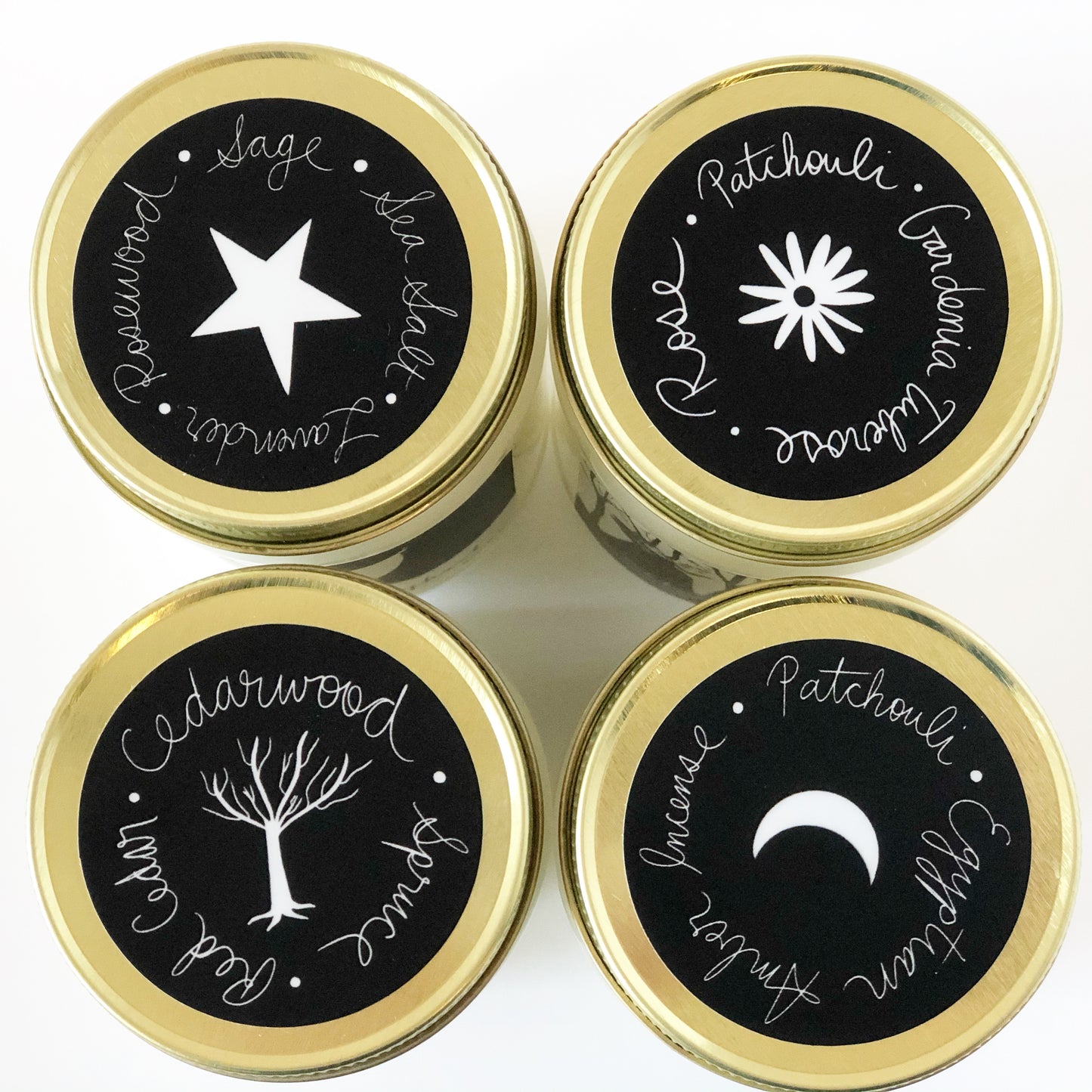  natural tarot candles from Soy Much Brighter in Beverly