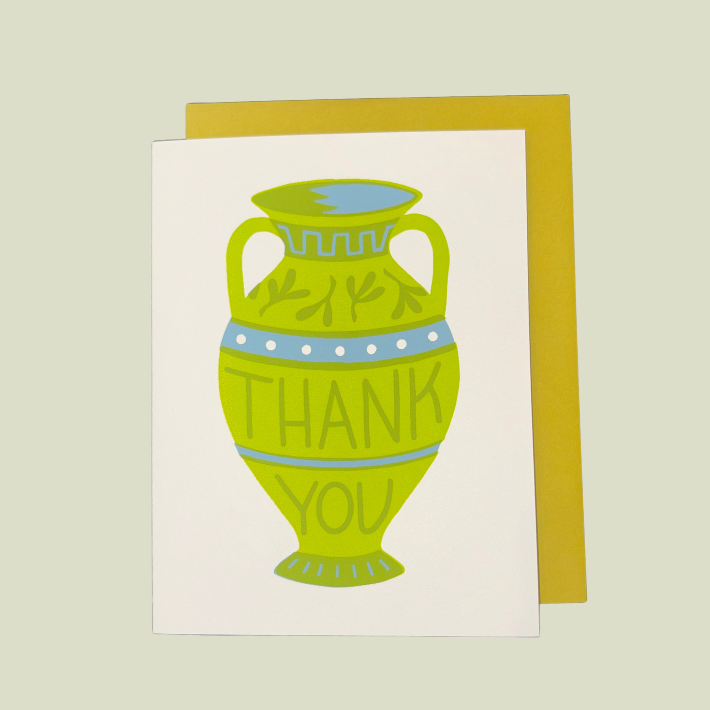 Middle Dune Vase Thank You CARD