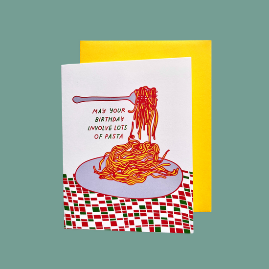Birthday Pasta Card