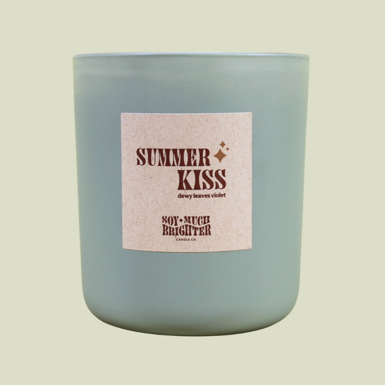 Summer Kiss / Spring Garden Soy Candle / Large