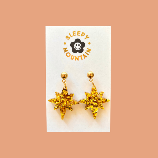 Star Dangle Earrings
