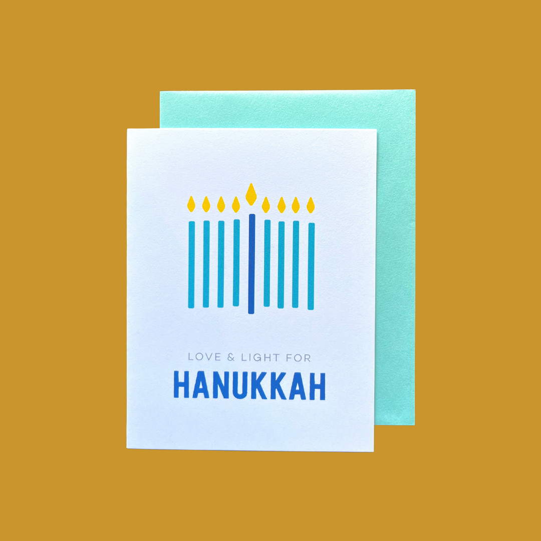 Love & Light Hanukkah Card