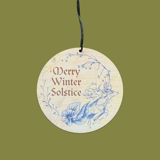 Load image into Gallery viewer, Merry Winter Solstice Ornament
