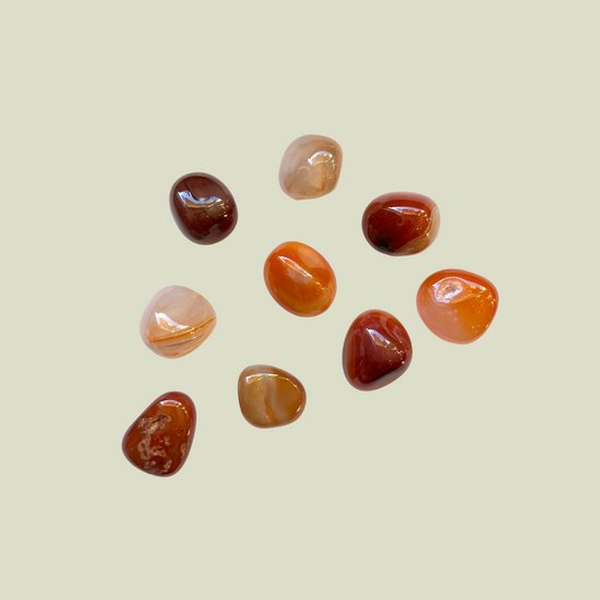 Load image into Gallery viewer, Carnelian Tumbled Crystal

