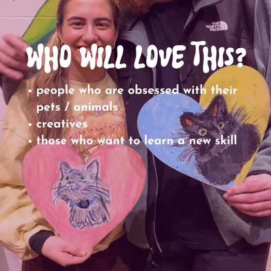 Pastel & Sip: Create Your Own Pet Portrait // Sun April 27th 1-3 pm