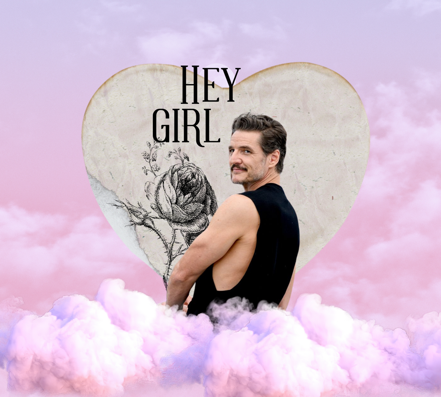 Pedro Pascal Lighter // long neck! // Hey Girl