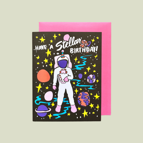 Stellar Birthday Card