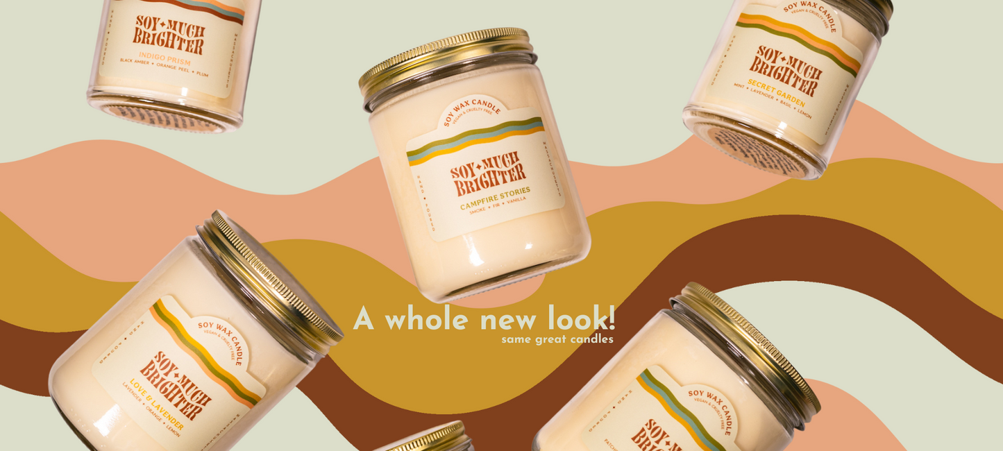 The best soy candles in Boston by Soy Much Brighter Candle Co