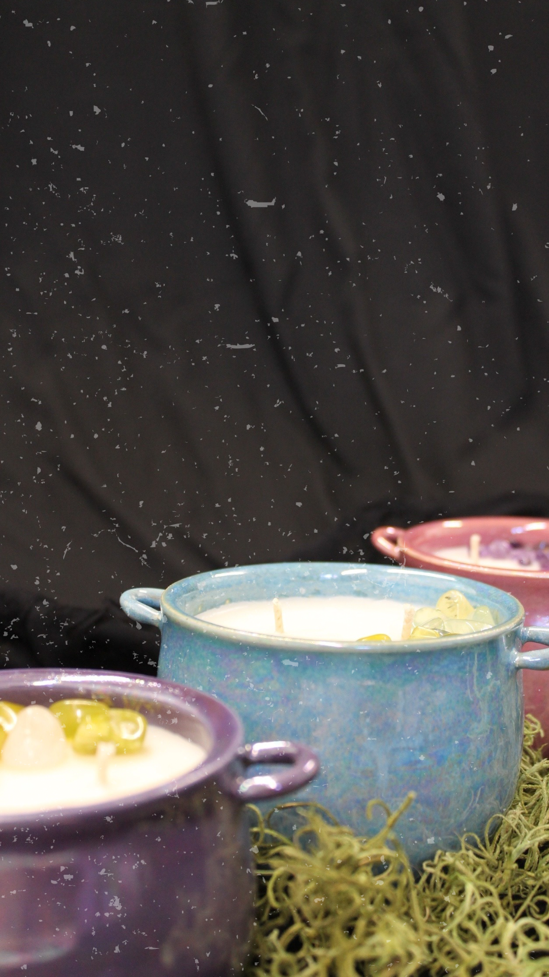 Fairy Cauldron Candle // Blue