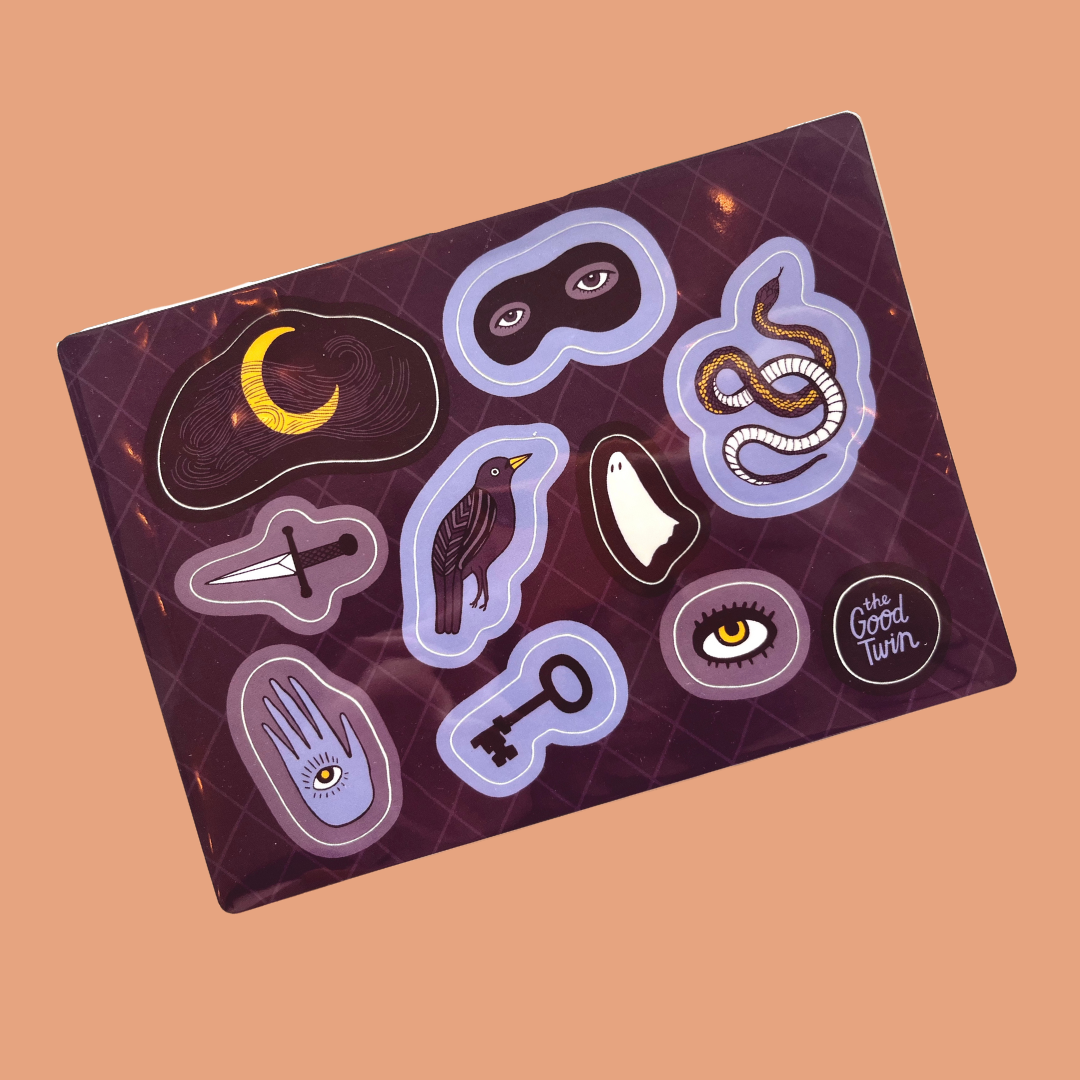 Spooky Sticker Sheet 01