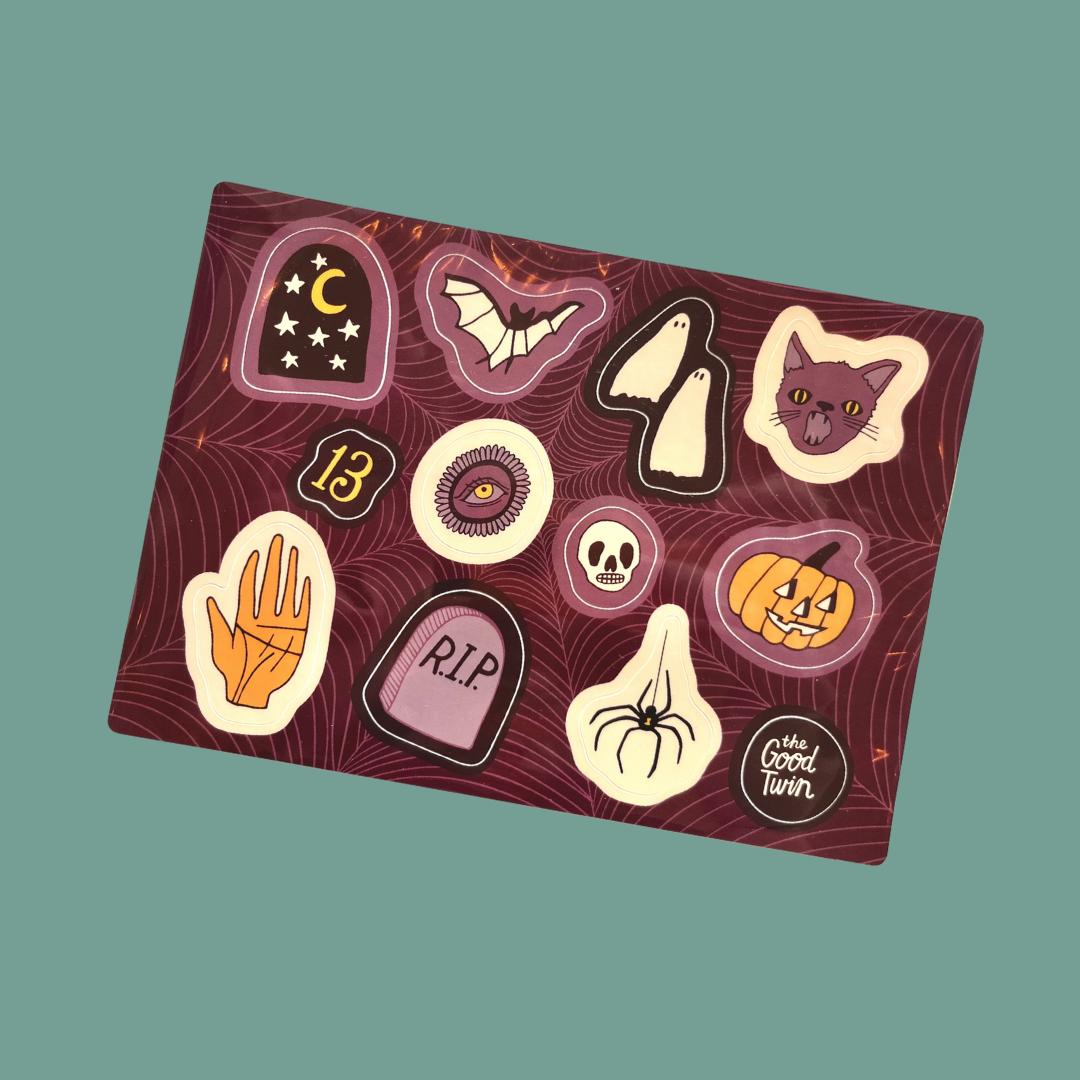 Spooky Sticker Sheet 02