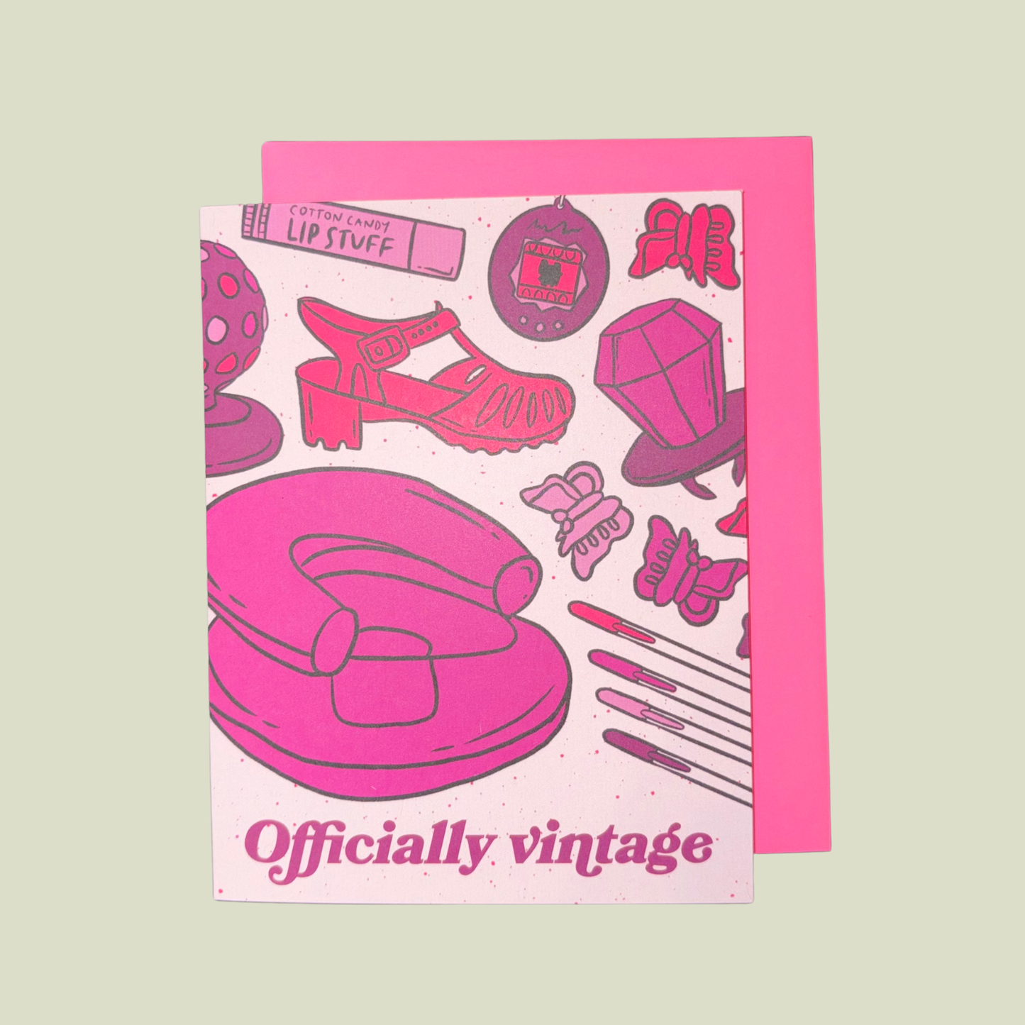 Boss Dotty Paper Co Officially Vintage CARD