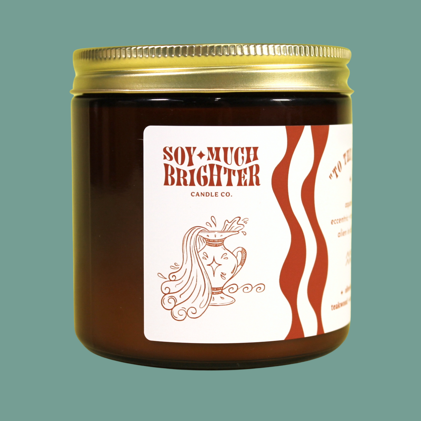 Aquarius Zodiac Soy Candle