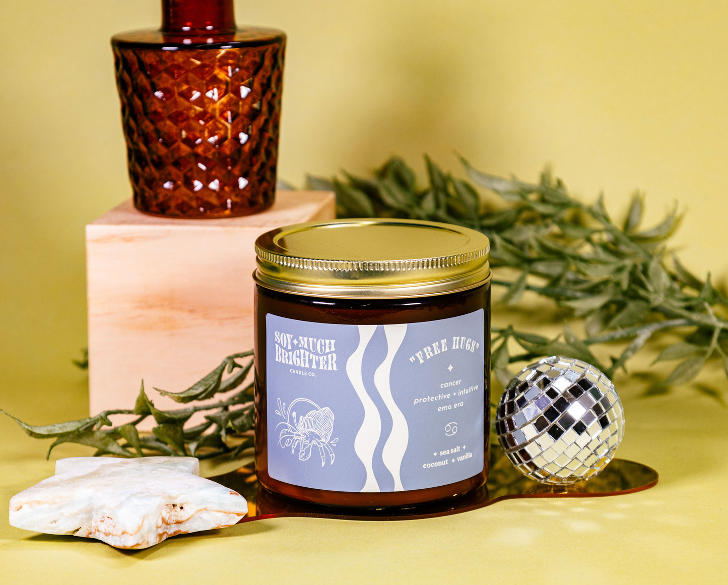 Cancer Zodiac Soy Candle