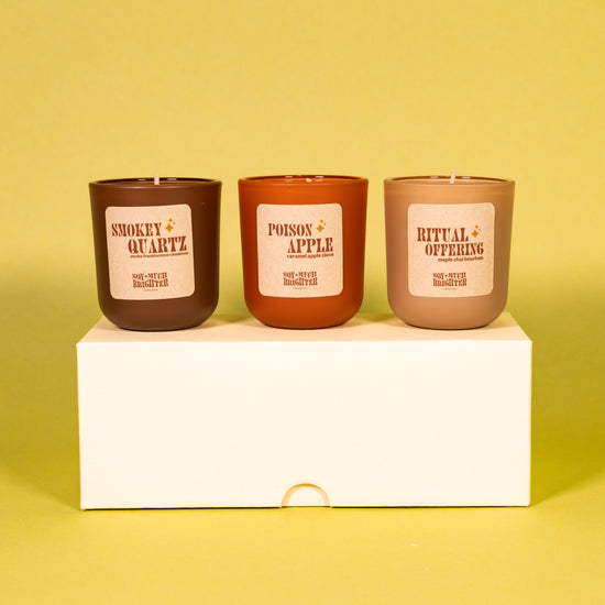 Smokey Quartz // Winter wonder Aura Collection // Smoke Cinnamon Frankincense // Small 2.5oz.