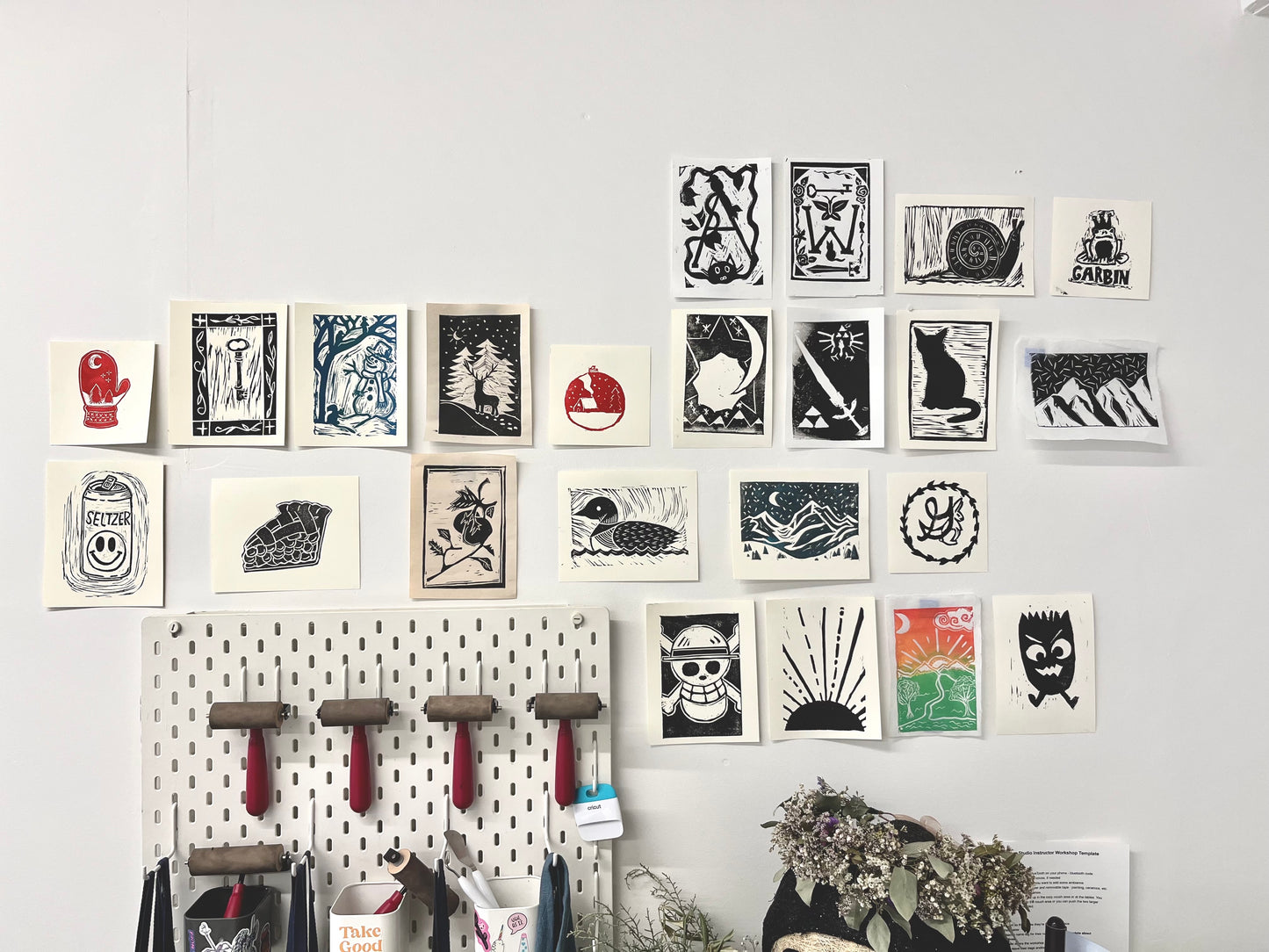 Spring Block Printing // Sat April 19th 4-7 pm