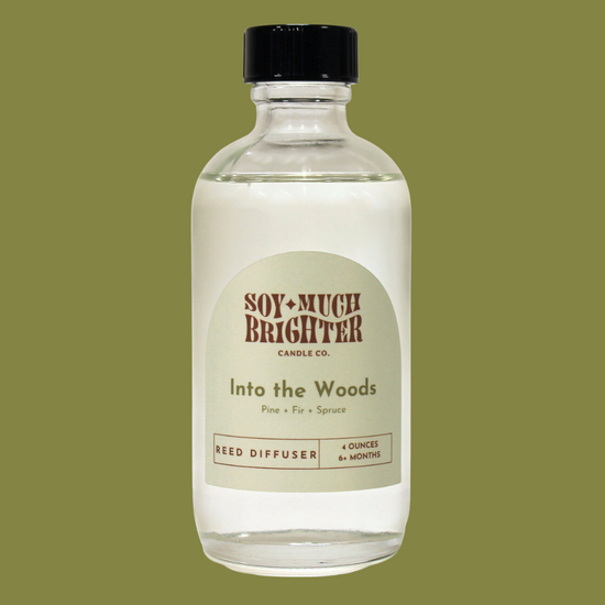 Spruce Tree Diffuser Reed Diffuser: Into the Woods - Spruce, Fir, Pine – Soy Much Brighter ...