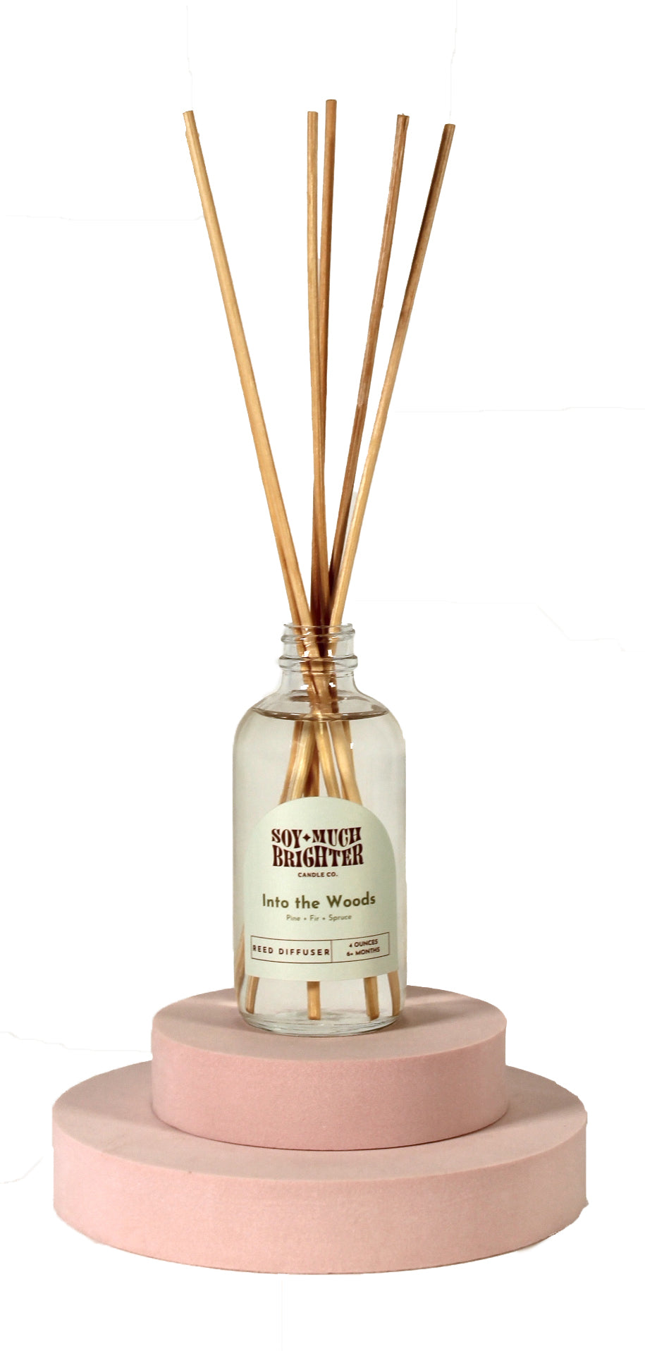 Spruce Tree Diffuser Reed Diffuser: Into the Woods - Spruce, Fir, Pine – Soy Much Brighter ...
