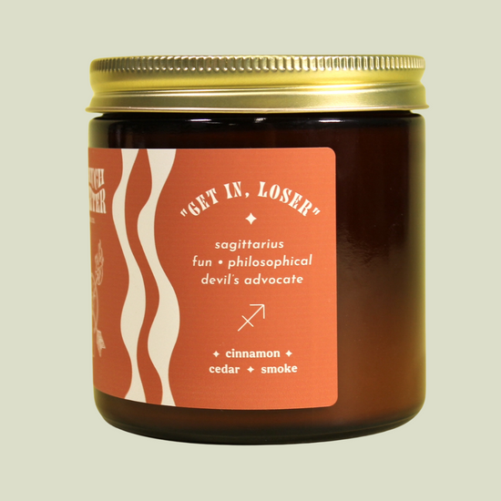 Load image into Gallery viewer, Sagittarius Zodiac Soy Candle
