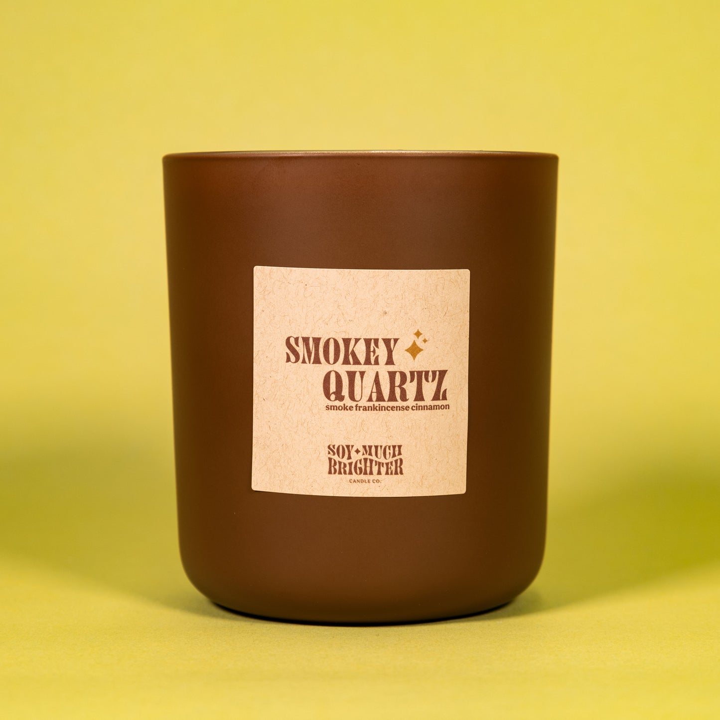 Smokey Quartz // Folklore Aura Collection // Smoke Cinnamon Frankincense // Large 12oz.