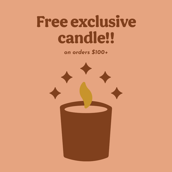 🎁 Exclusive Limited Small Business Weekend candle! // Free on orders over $100 (100% off)