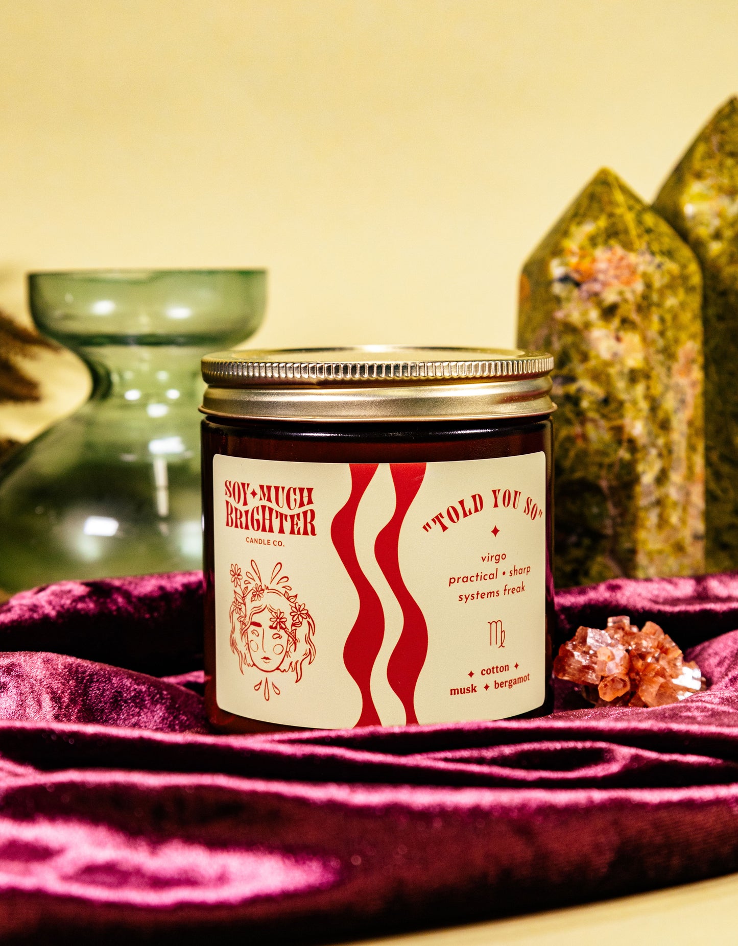 Virgo Zodiac Soy Candle