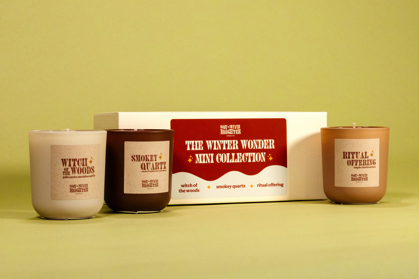 Winter Wonder Aura Collection Bundle // All 3 small candles // 2.5oz.