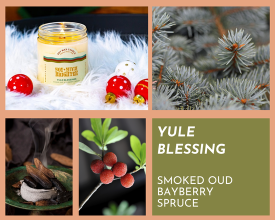 Load image into Gallery viewer, Yule Blessings: Smoked Oud + Bayberry + Spruce
