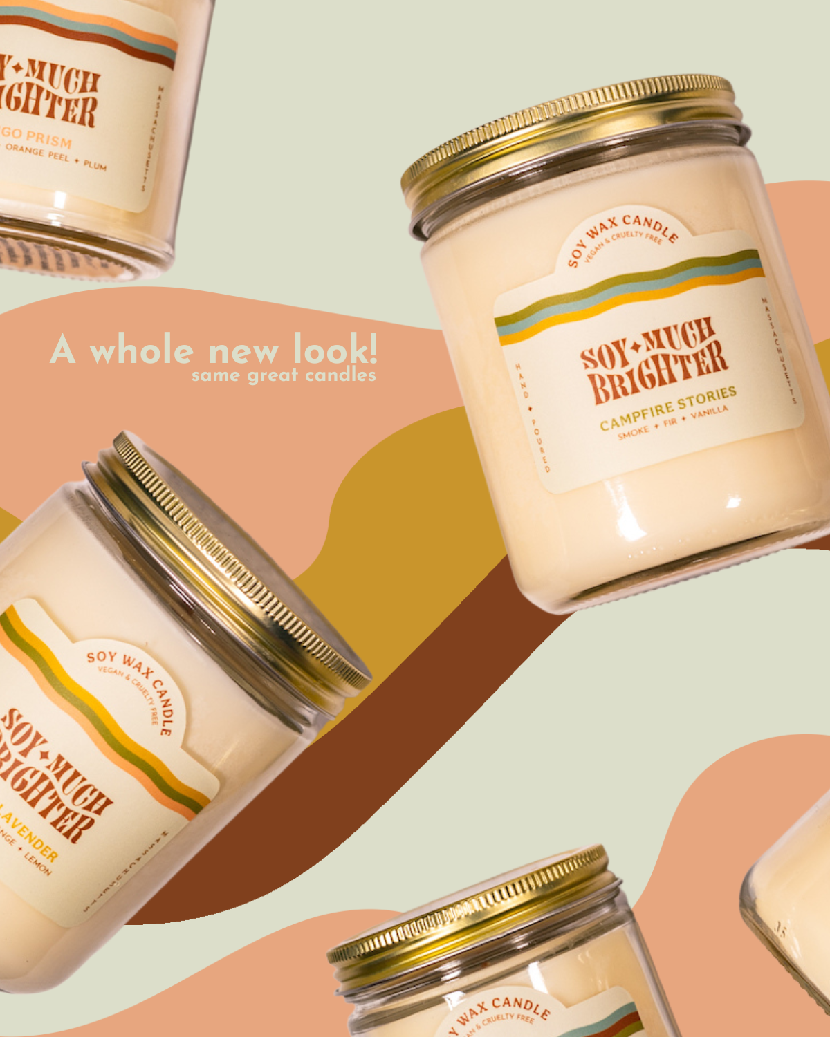 The best soy candles in Boston by Soy Much Brighter Candle Co