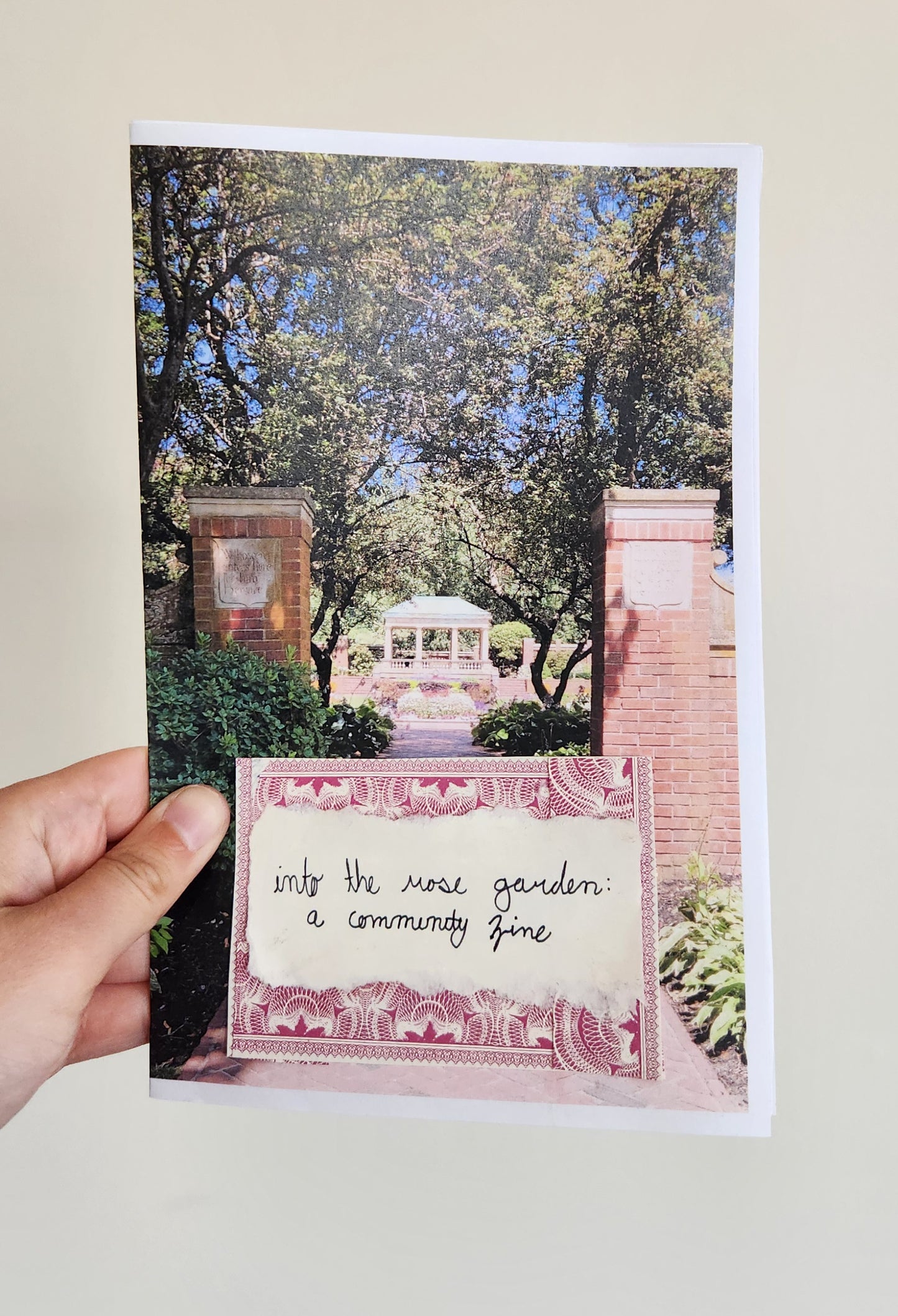 Into the Rose Garden: A Community Zine Workshop // October 12th 12-3pm