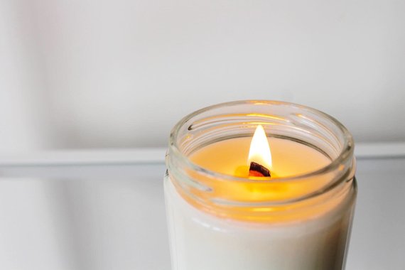 Chai scented candle with cinnamon by Soy Much Brighter in Beverly, MA shop online or in store.