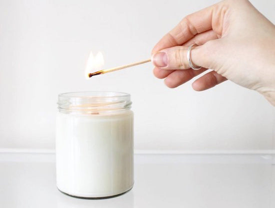 Load image into Gallery viewer,  Nutmeg scented candle by Soy Much Brighter.

