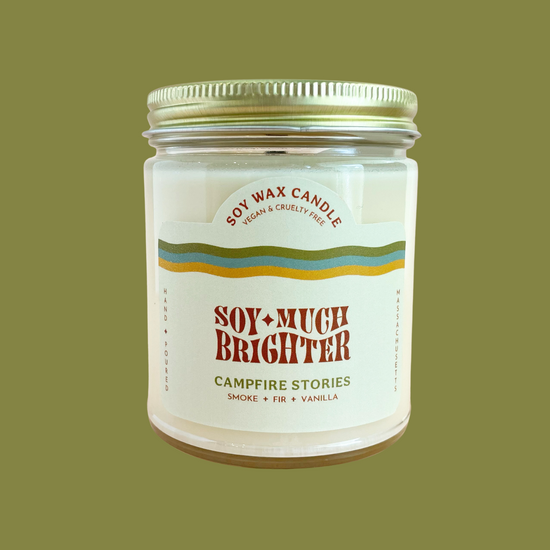Campfire Scented Soy Candle by Soy Much Brighter