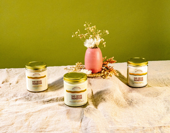 100% Non-Toxic Soy Wax Candles 