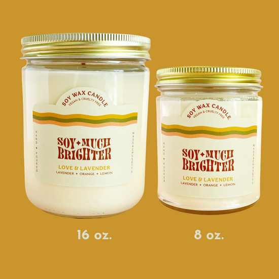 Best soy candle online by Soy Much Brighter