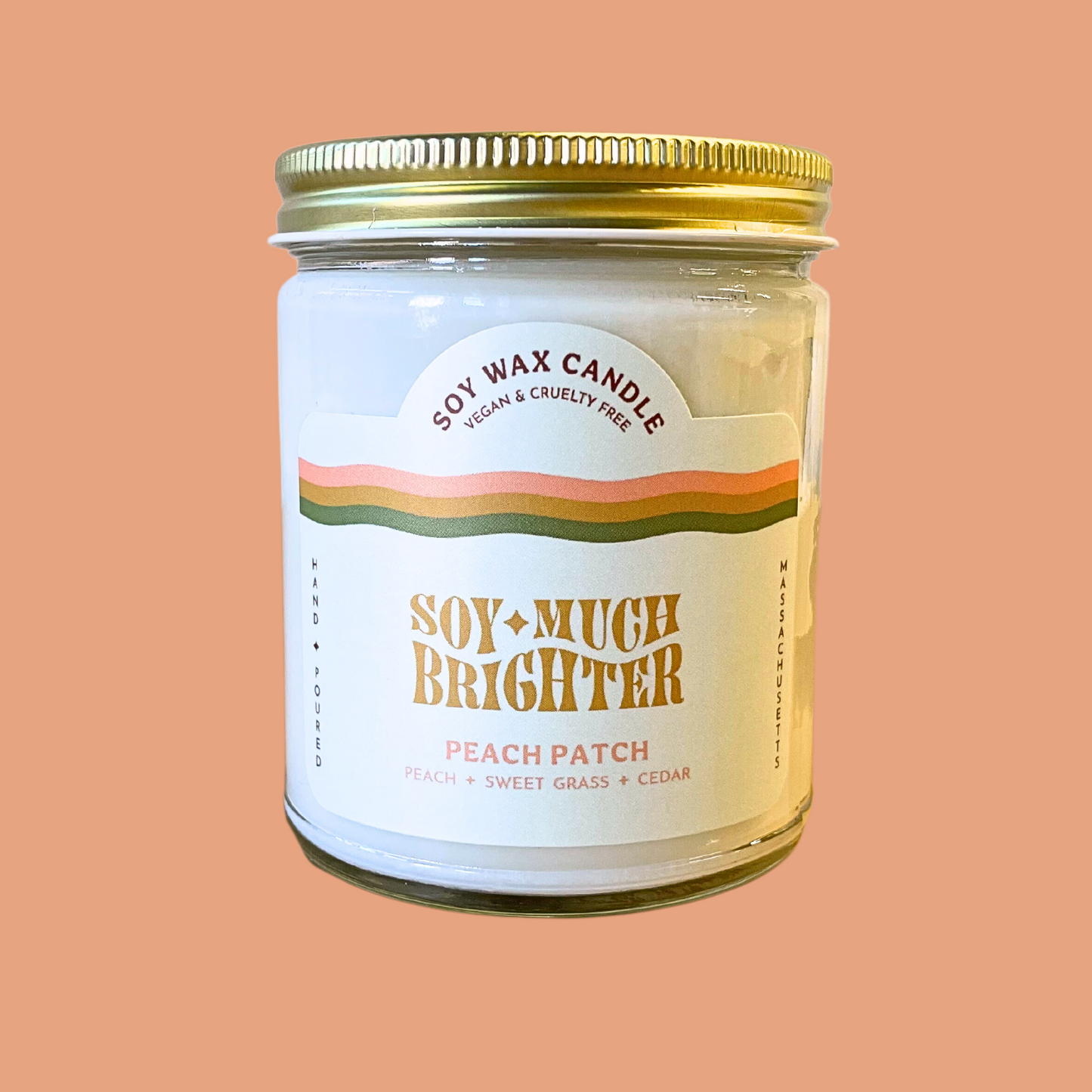 Spring soy candles in New England