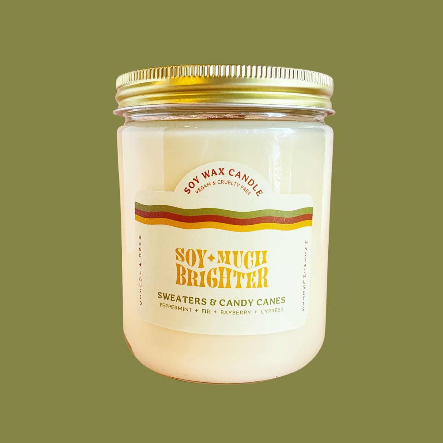 Load image into Gallery viewer, Shop Holiday Candles Online with the fir scented candle by Soy Much Brighter Boston, MA

