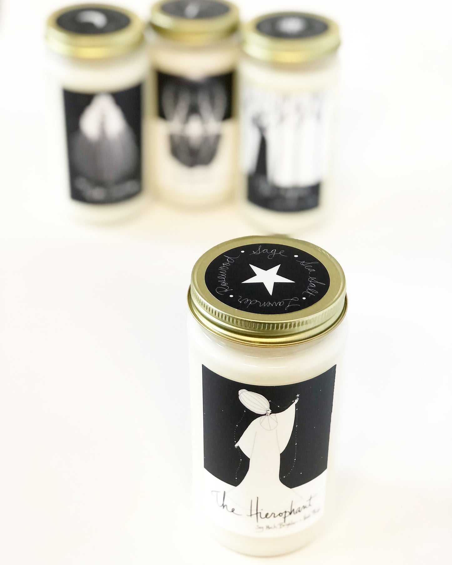 Load image into Gallery viewer, The Hierophant: Soy Candle collection from Soy Much Brighter
