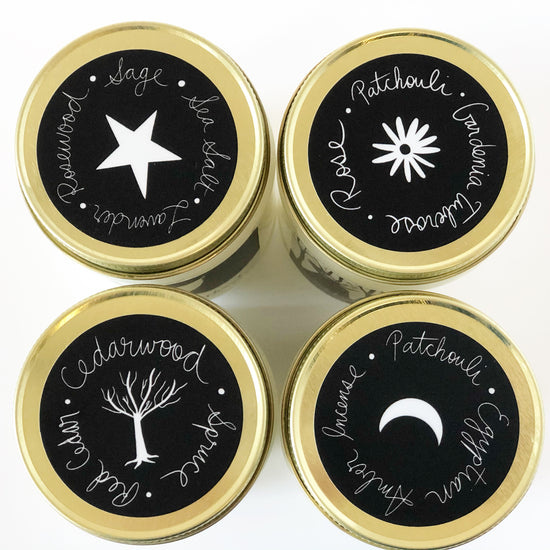 Load image into Gallery viewer,  natural tarot candles from Soy Much Brighter in Beverly
