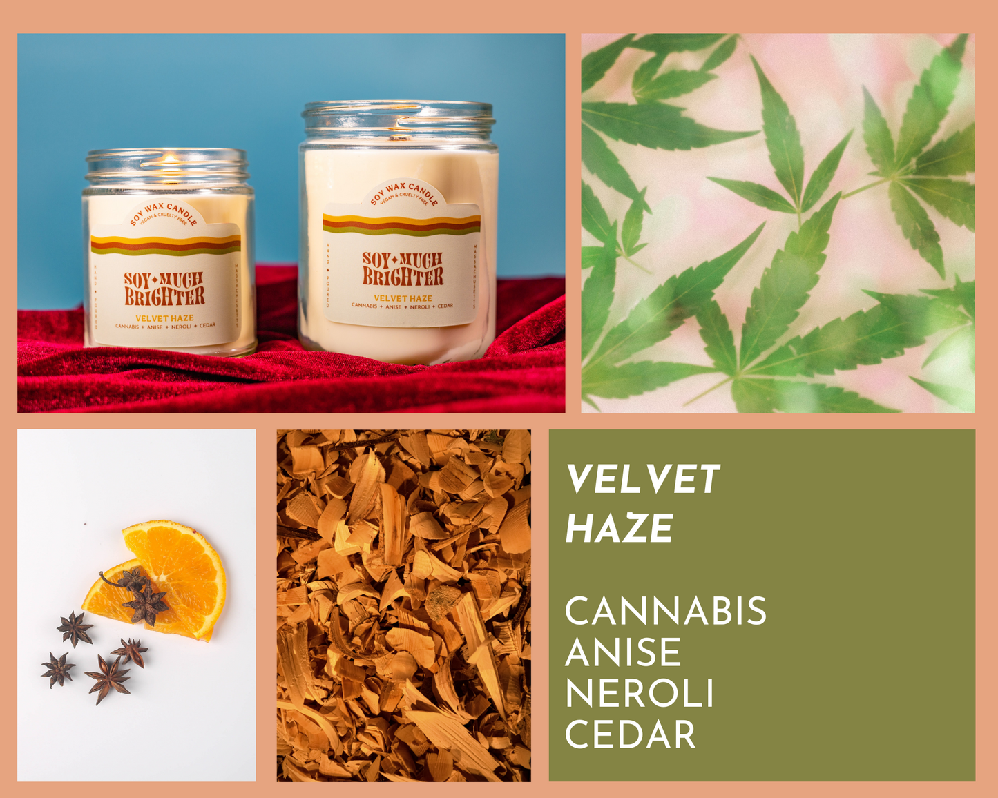 Load image into Gallery viewer, Velvet Haze is a concoction of cannabis, anise, neroli, and cedar
