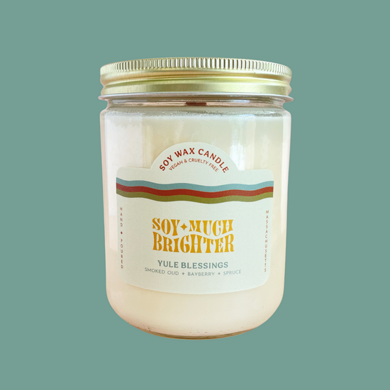 Load image into Gallery viewer,  Bayberry scented candle by Soy Much Brighter inner Boston, MA

