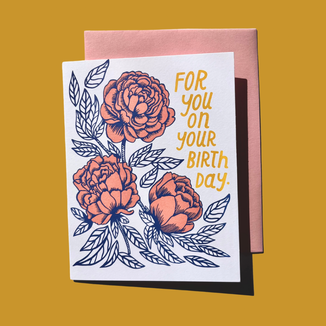 Floral Birthday Card