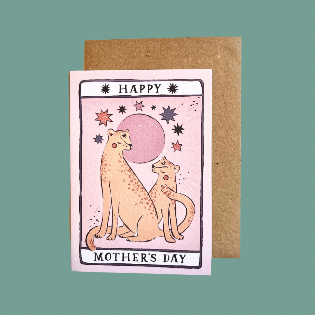 Leopard Mother’s Day Card