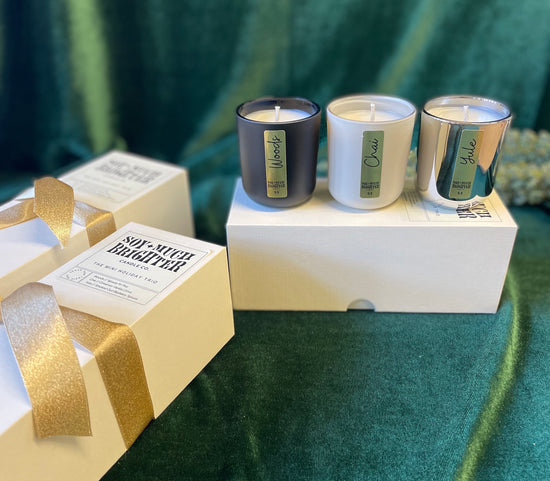 The Mini Holiday Trio Candle Gift Set