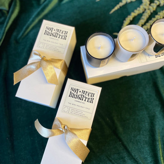 The Mini Holiday Trio Candle Gift Set